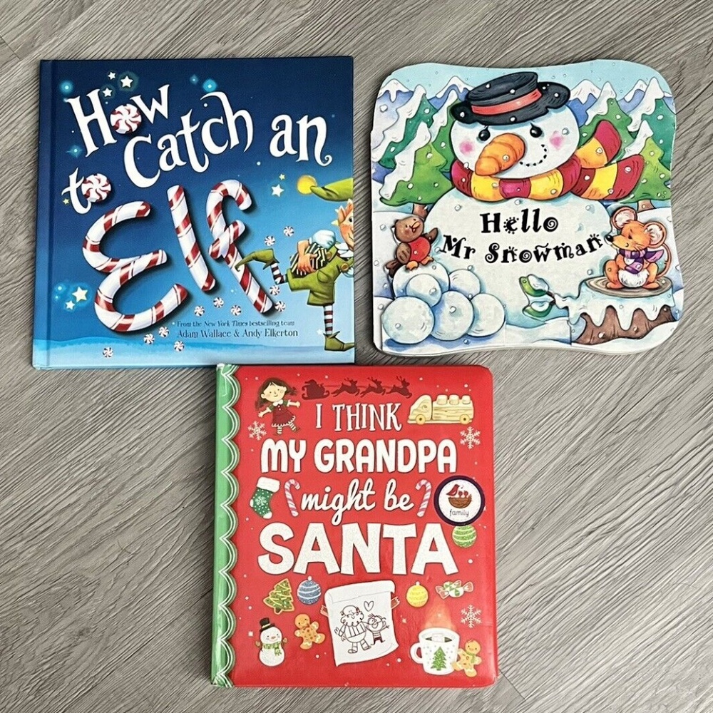 Lot of 3- Children's Hardcover Christmas Holiday Picture Books